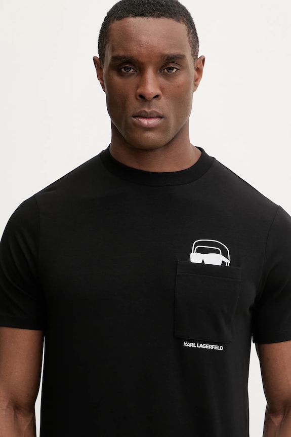 Karl Lagerfeld t-shirt fekete 561221.755047