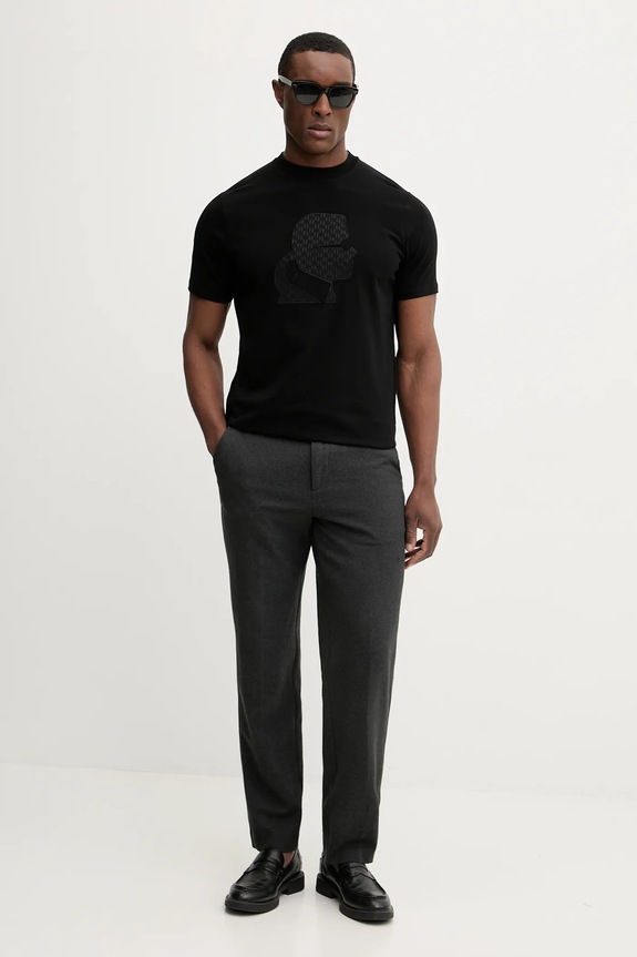 Karl Lagerfeld tricou 561221.755055 negru SS26