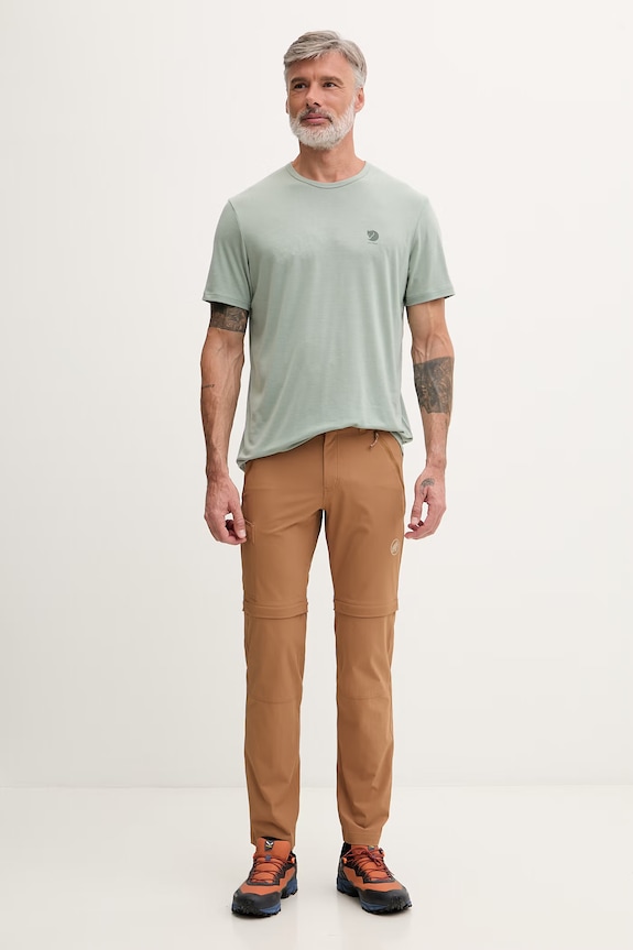 Fjallraven tričko pánske s lyocellom High Coast F12600318 zelená SS26