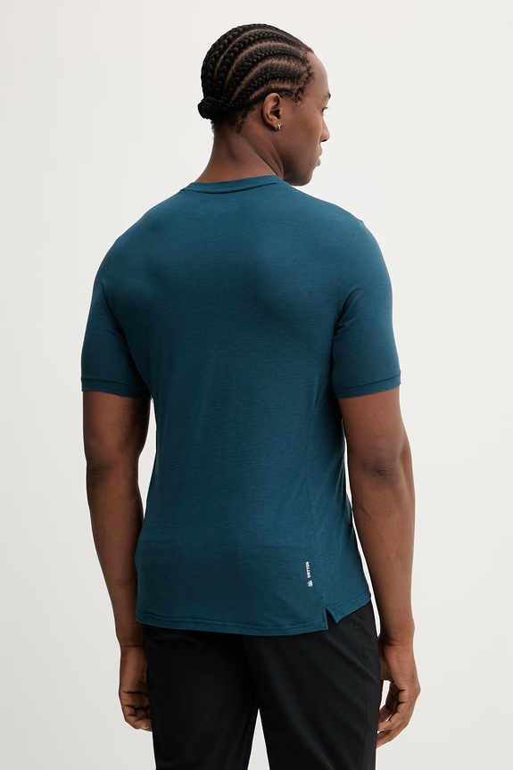 Odzież Salewa t-shirt sportowy PUEZ DRY 00.0000028867 turkusowy