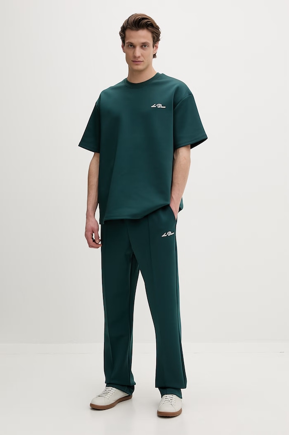Les Deux t-shirt męski Ballier 1001359 zielony SS26