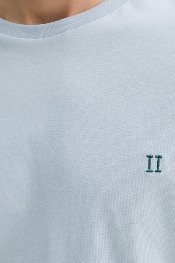 Les Deux t-shirt bawełniany Norregaard 1001464 niebieski