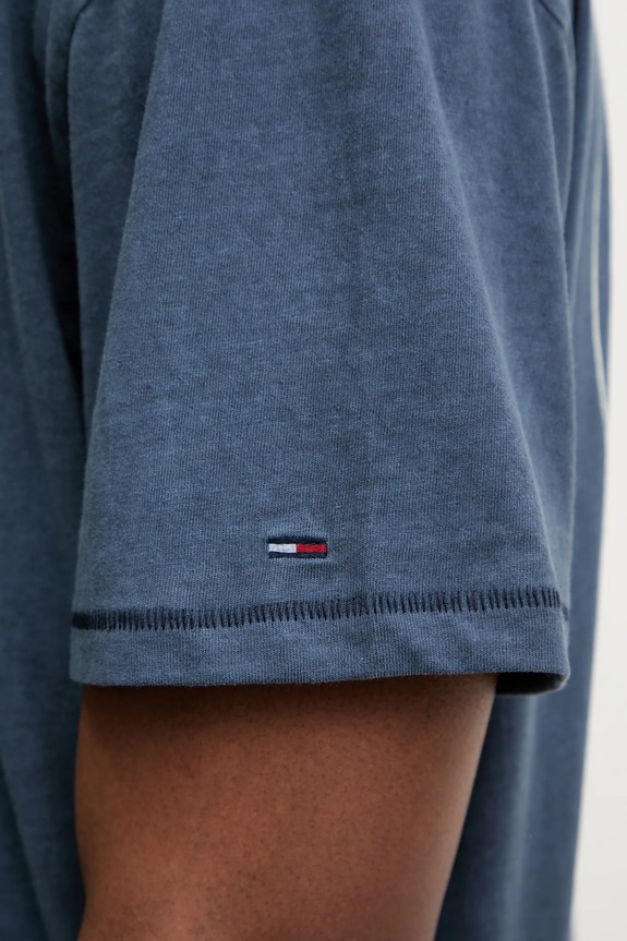 Tommy Jeans tricou din bumbac DM0DM22309 albastru