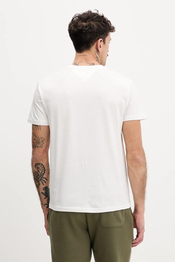 Tommy Jeans tričko pánske bavlnené 2-pak béžová DM0DM22316