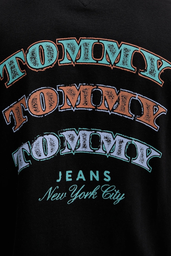 Tommy Jeans pamut póló DM0DM22318