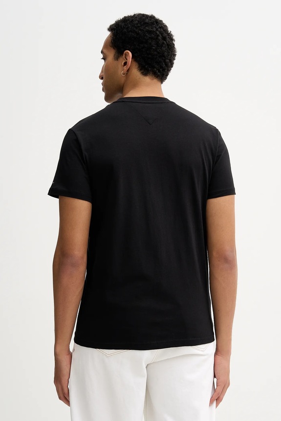 Odzież Tommy Jeans t-shirt bawełniany DM0DM22321 czarny