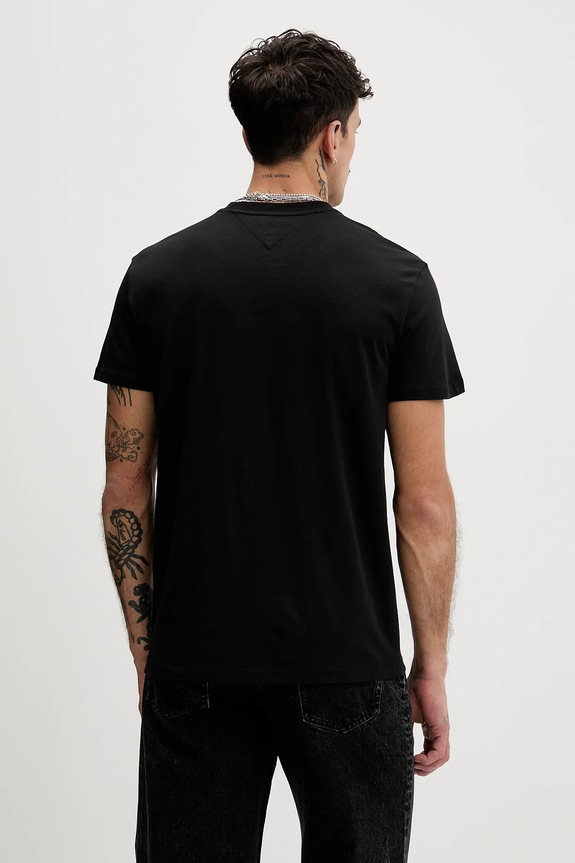 Odjeća Pamučna majica Tommy Jeans DM0DM22322 crna