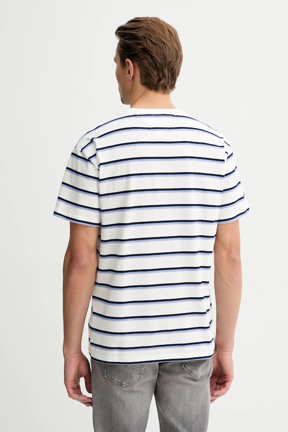 Oblečenie Bavlnené tričko Tommy Jeans DM0DM22325 biela