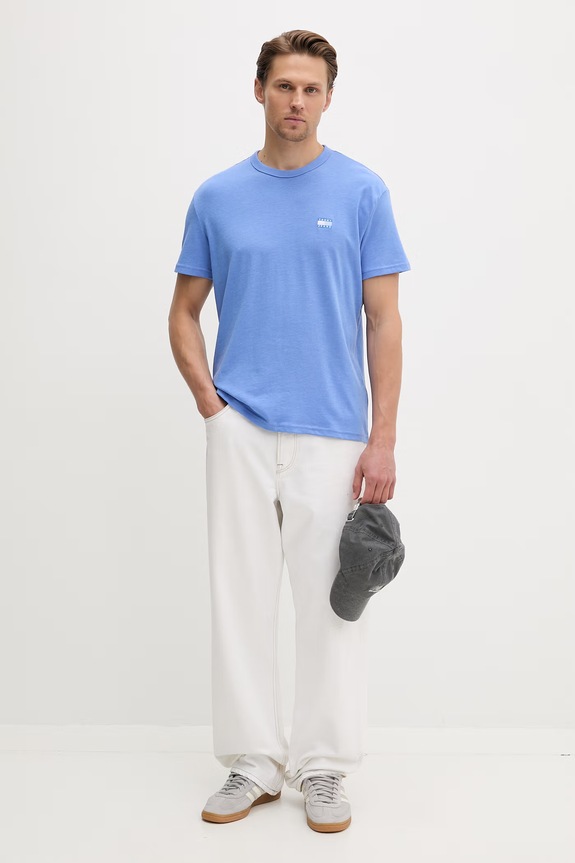 Tommy Jeans T-shirt ανδρικό DM0DM22667 μπλε SS26