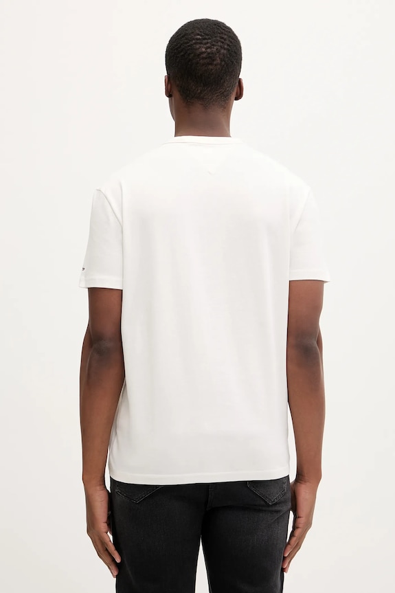 Îmbrăcăminte Tommy Jeans tricou din bumbac DM0DM22719 bej