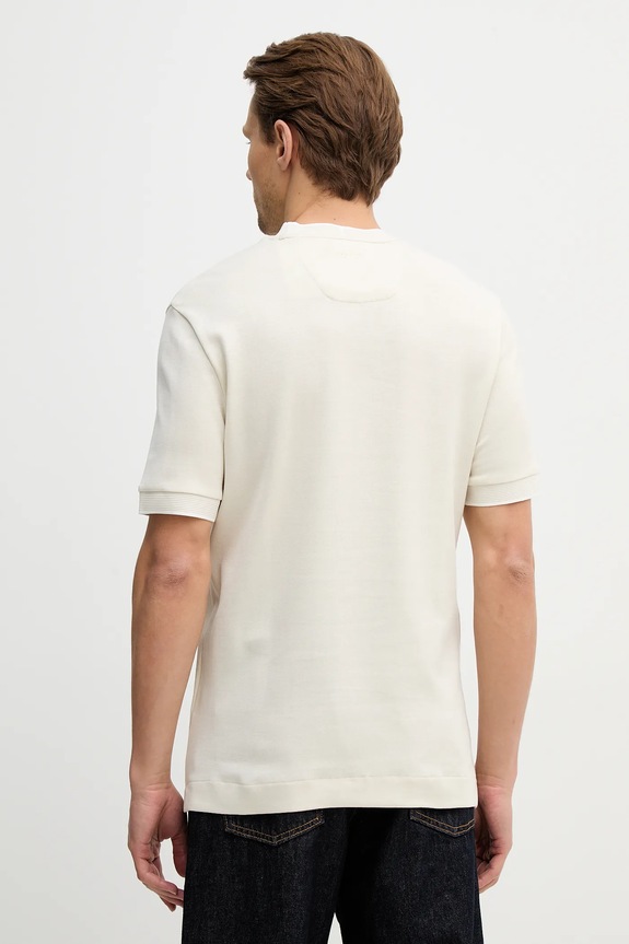 Îmbrăcăminte BOSS tricou din amestec de lână C-Thompson 242_AM 50553812 bej