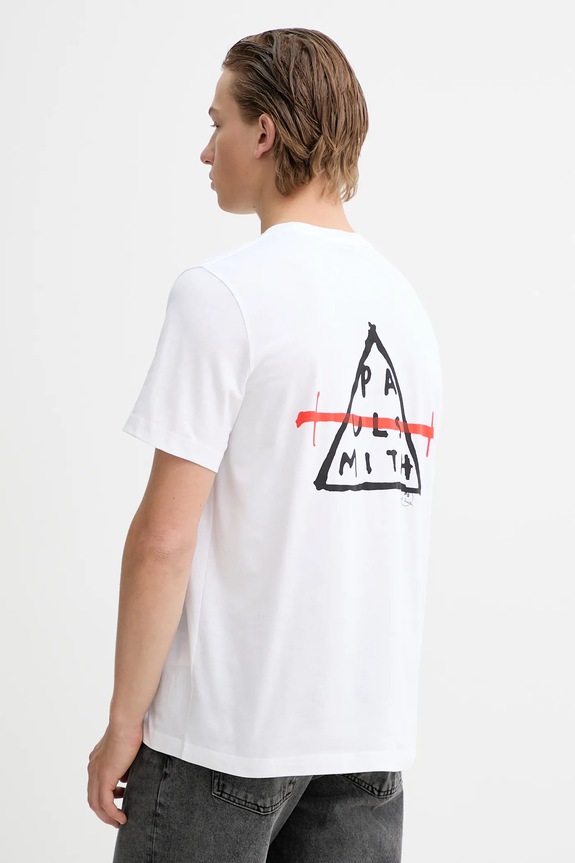 Oblečení Bavlněné tričko PS Paul Smith M2R.011R.VP5619 bílá