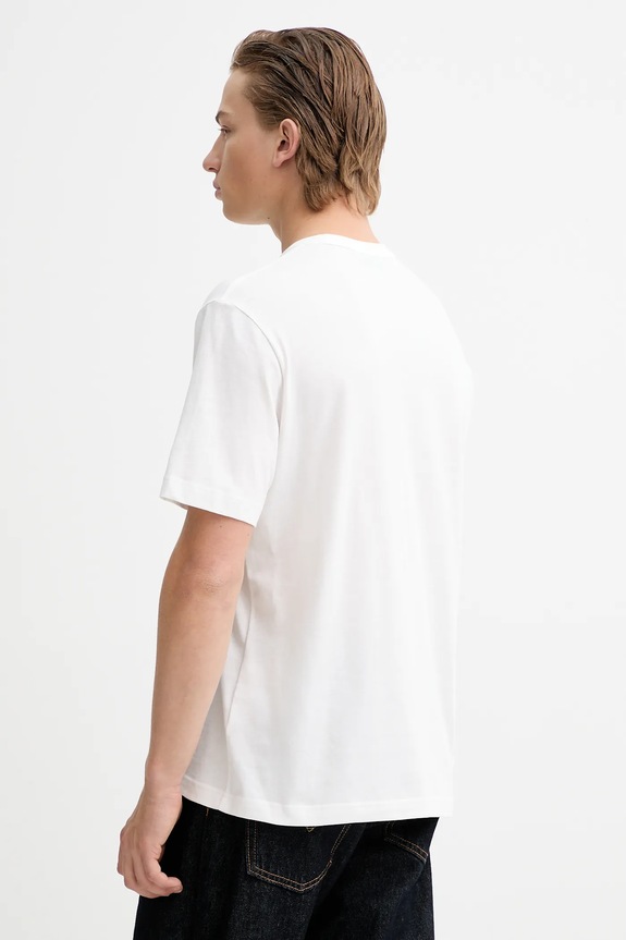 Oblečení Bavlněné tričko PS Paul Smith M2R.220X.VP5585 bílá