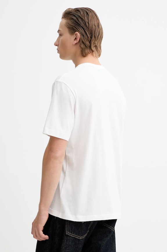 Oblečení Bavlněné tričko PS Paul Smith M2R.220X.VP5585 bílá
