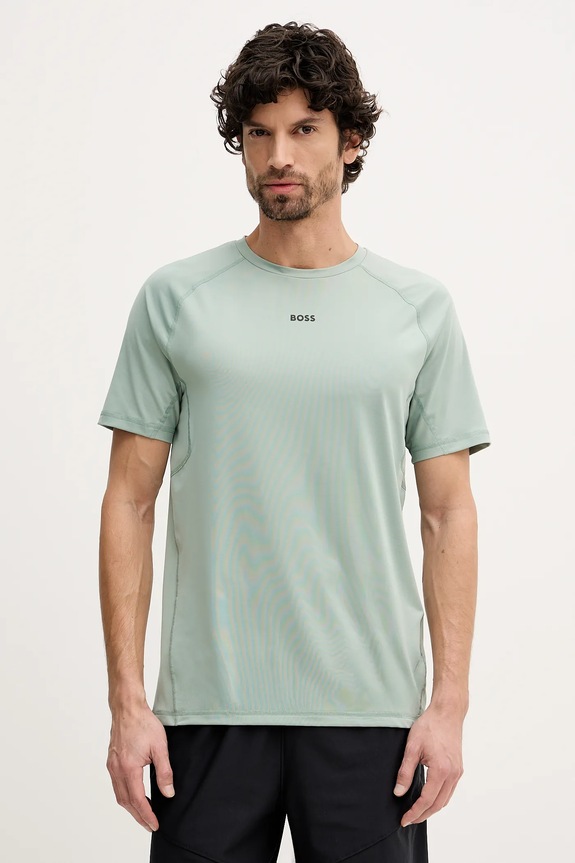 Tričko BOSS Green Tee Active 1 potlač zelená 50531240