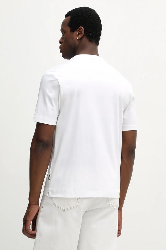 Ruházat BOSS férfi pamut t-shirt C-Taut 01 50555844 fehér