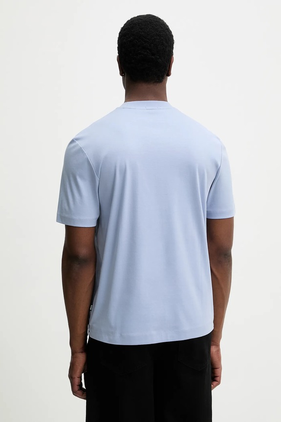 Ρούχα BOSS T-shirt Ανδρικό βαμβακερό C-Taut 01 50555844 μπλε