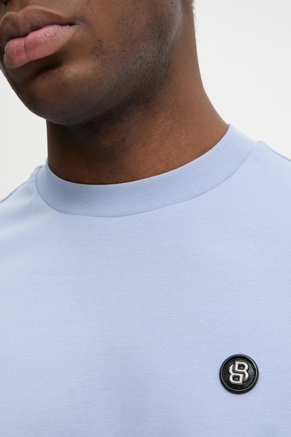 BOSS T-shirt Ανδρικό βαμβακερό C-Taut 01 50555844 μπλε