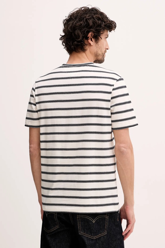 Oblečenie Bavlnené tričko Tommy Hilfiger MW0MW41378 béžová