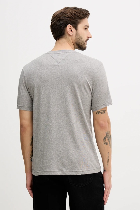 Odzież Tommy Hilfiger t-shirt bawełniany MW0MW41453 szary