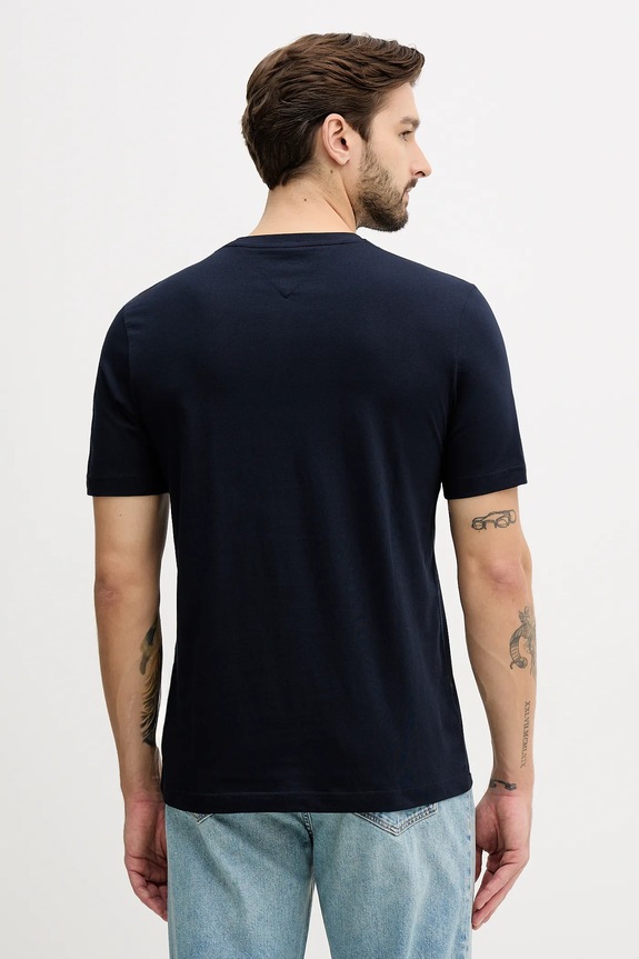 Odzież Tommy Hilfiger t-shirt bawełniany MW0MW41455 granatowy
