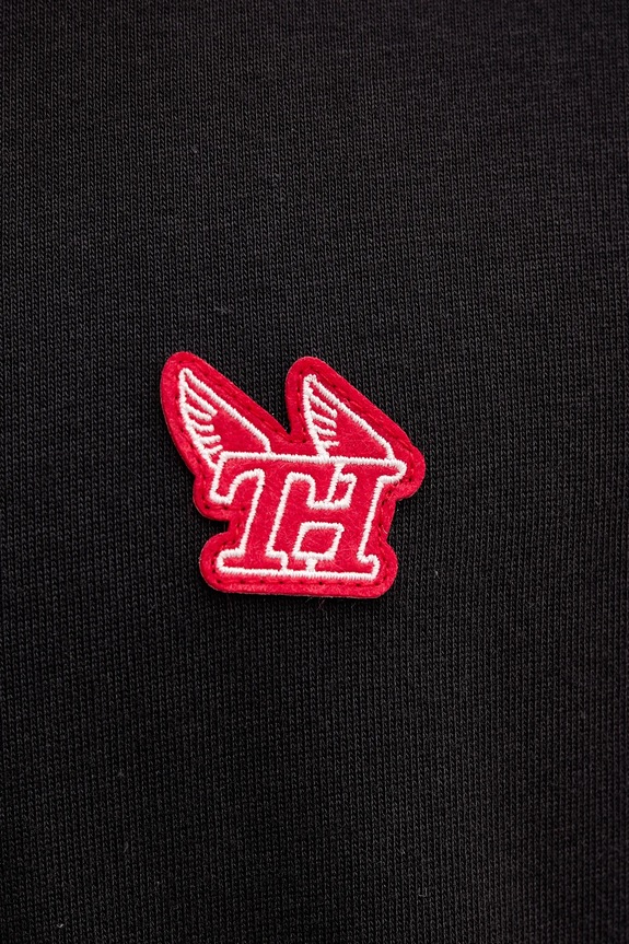 Βαμβακερό μπλουζάκι Tommy Hilfiger MW0MW41468 μαύρο