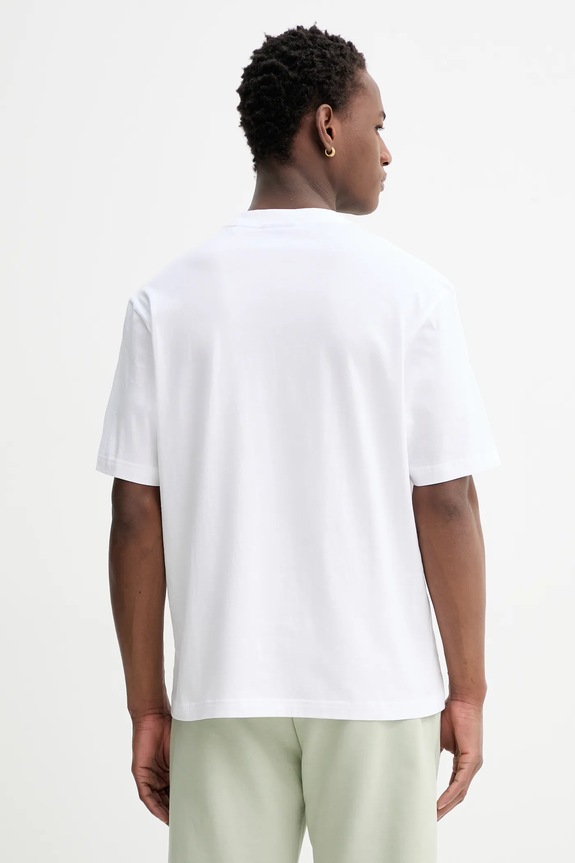Odzież Hugo Blue t-shirt bawełniany Nalotrix 50554349 biały