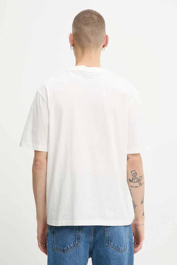 Îmbrăcăminte HUGO Blue tricou din bumbac Noctornix 50554368 bej