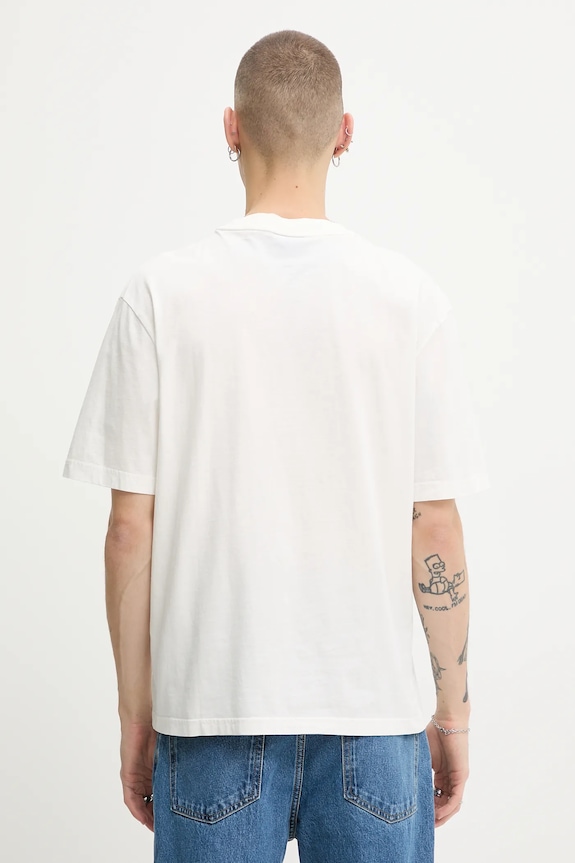 Îmbrăcăminte HUGO Blue tricou din bumbac Noctornix 50554368 bej