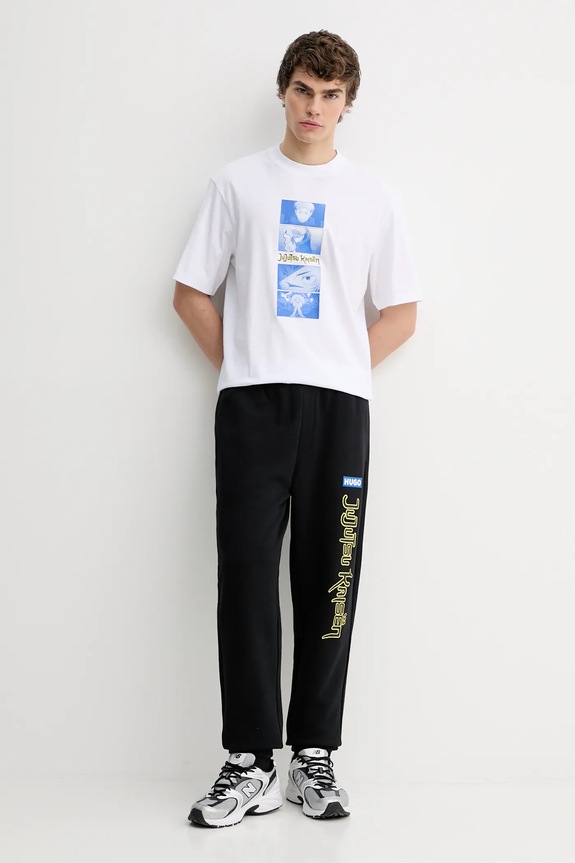 Pamučna majica Hugo Blue HUGO x Jujutsu Kaisen 50554841 bijela SS26