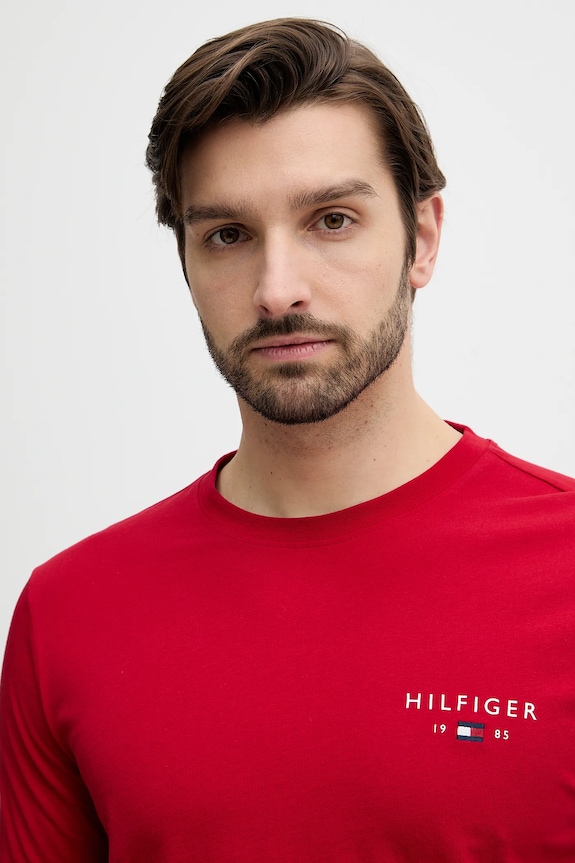 Tričko Tommy Hilfiger červená MW0MW41456