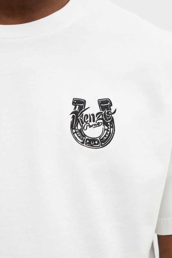 Kenzo tricou din bumbac FG55TS2204SG bej