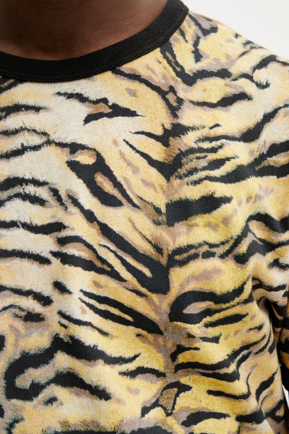Kenzo tricou din bumbac FG55TS1084SK galben