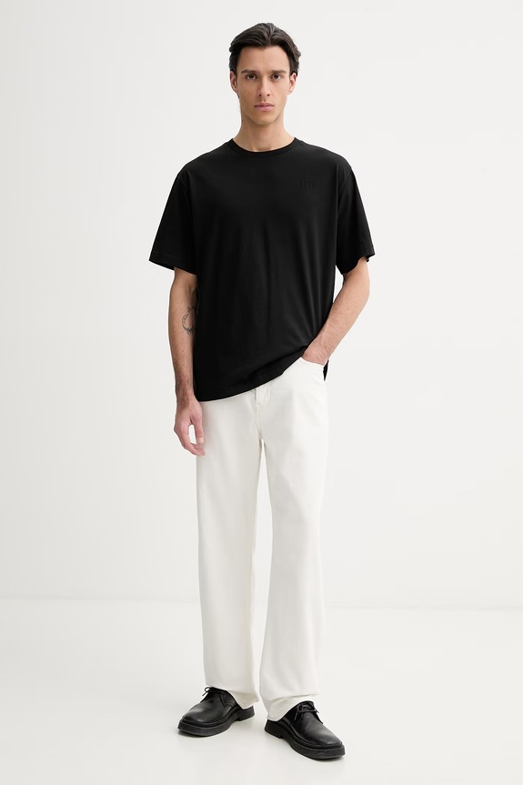 Бавовняна футболка Kenzo FG55TS4024SG чорний SS26