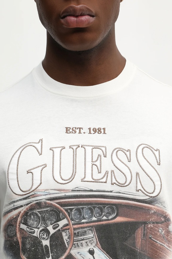 Pamučna majica Guess M6RI13.K8FQ4 bež
