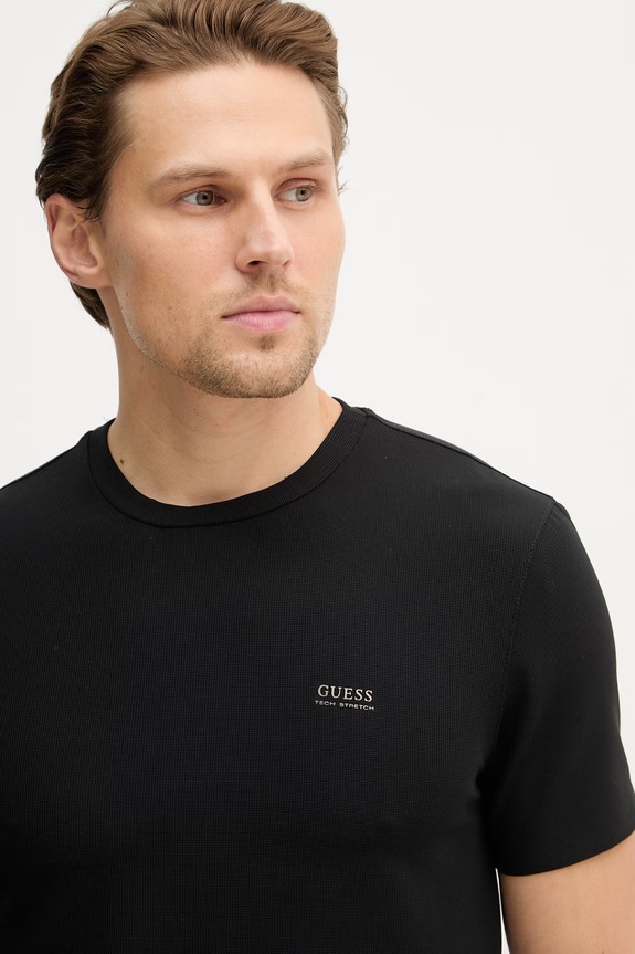 Guess tricou negru M6RI19.KD202