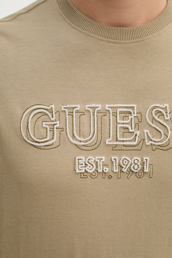 Guess t-shirt in cotone M6RI22.K8FQ4 verde