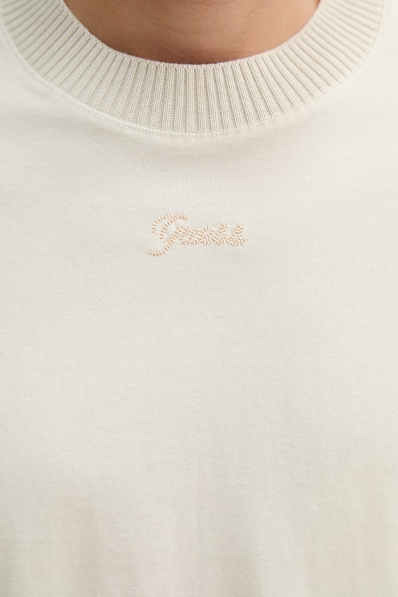 Bavlnené tričko Guess M6RP09.KA260 béžová