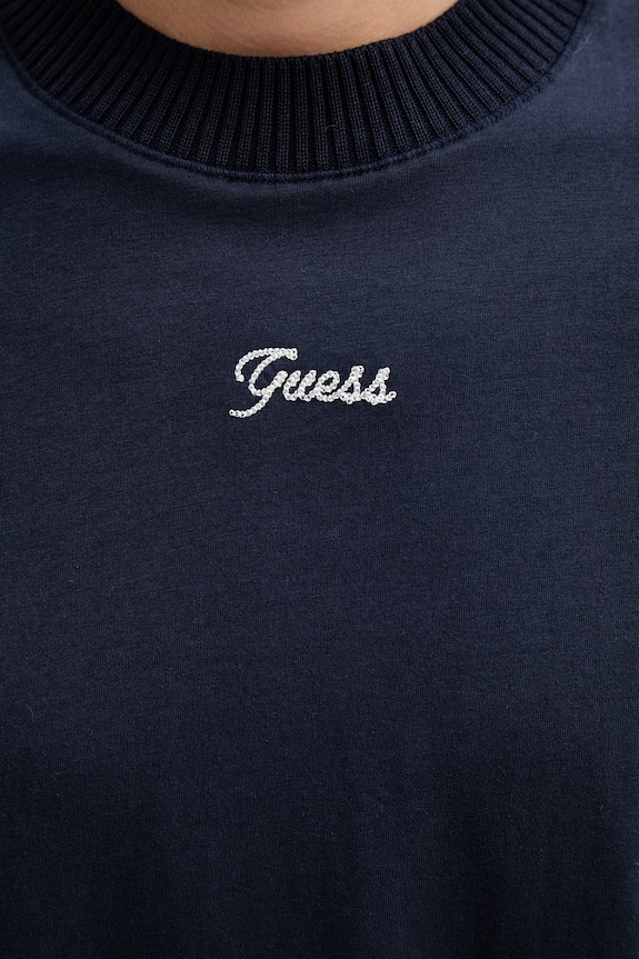 Bavlnené tričko Guess M6RP09.KA260 tmavomodrá