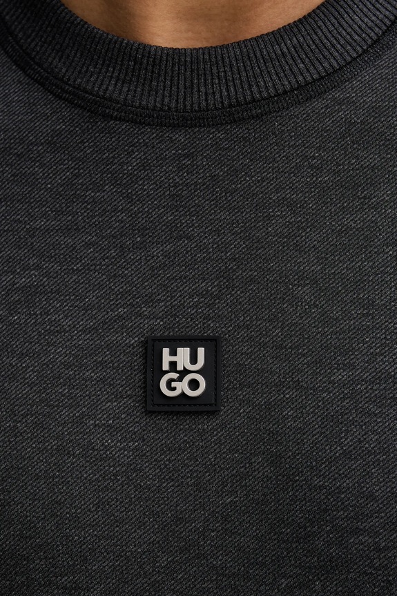 Μπλουζάκι HUGO Dilanso 50553173 γκρί