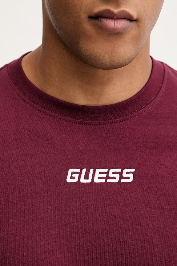 Guess pamut póló COCHISE Z6RI00.I3Z14 burgundia
