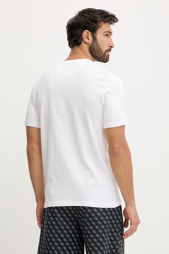 Îmbrăcăminte Guess tricou din bumbac LUTA Z6RI03.I3Z14 alb