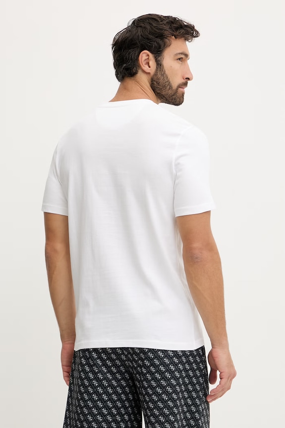Îmbrăcăminte Guess tricou din bumbac LUTA Z6RI03.I3Z14 alb