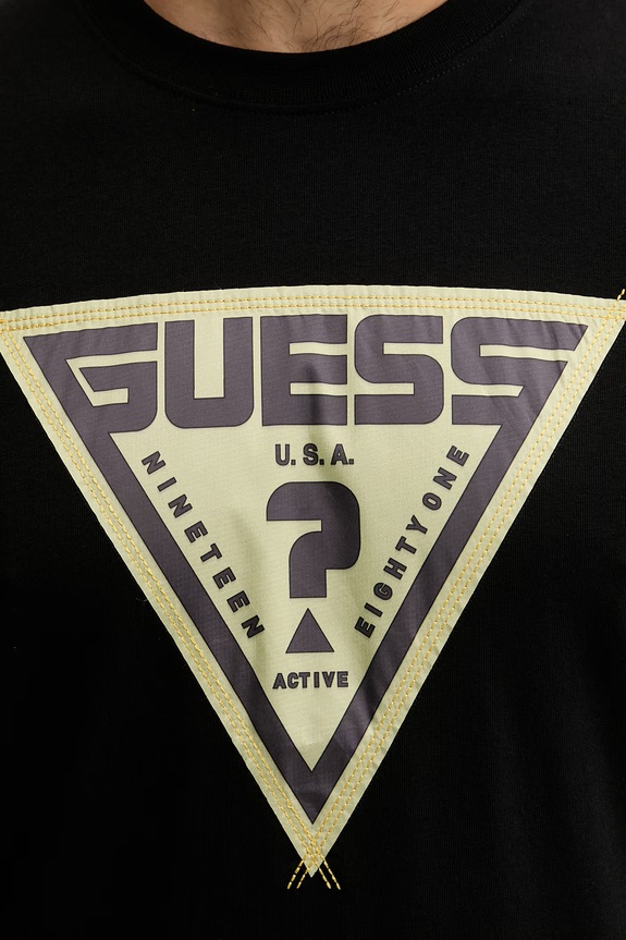 Bavlnené tričko Guess LUTA Z6RI03.I3Z14 čierna