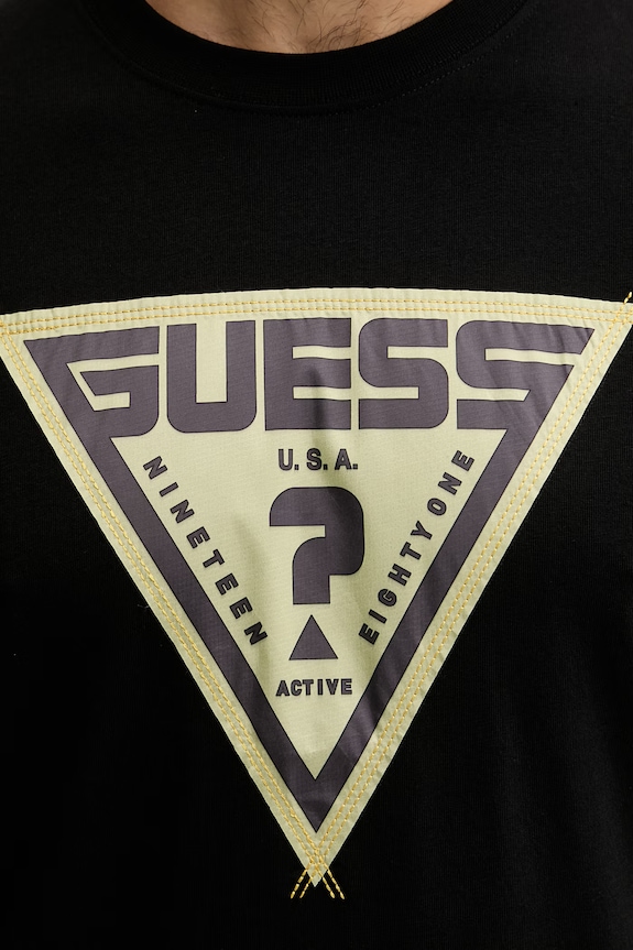 Bavlnené tričko Guess LUTA Z6RI03.I3Z14 čierna