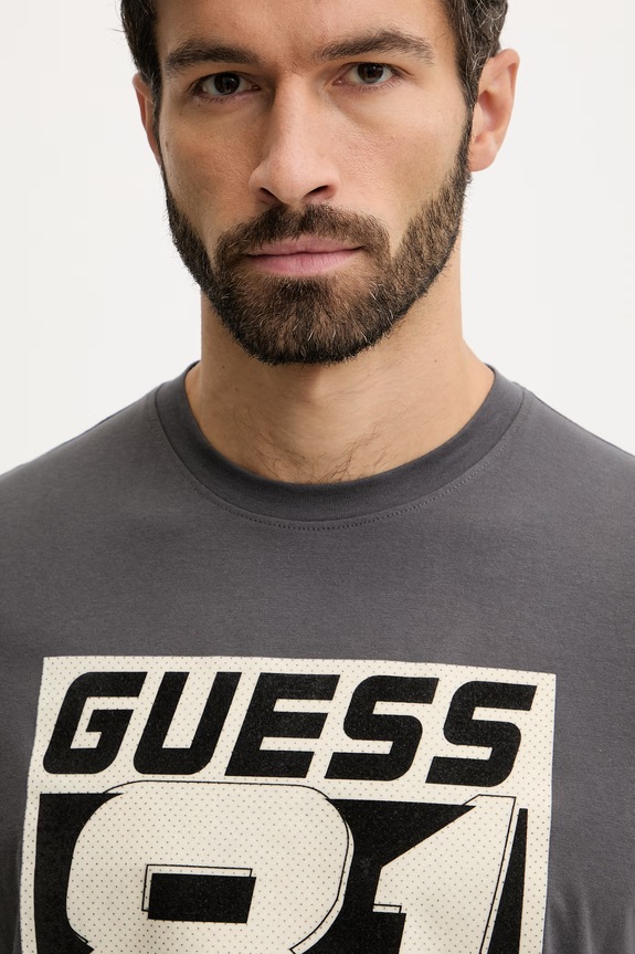 Guess tricou din bumbac OPA gri Z6RI04.I3Z14