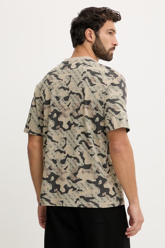 Îmbrăcăminte Guess tricou din bumbac CHAYTON Z6RI05.I3Z14 verde