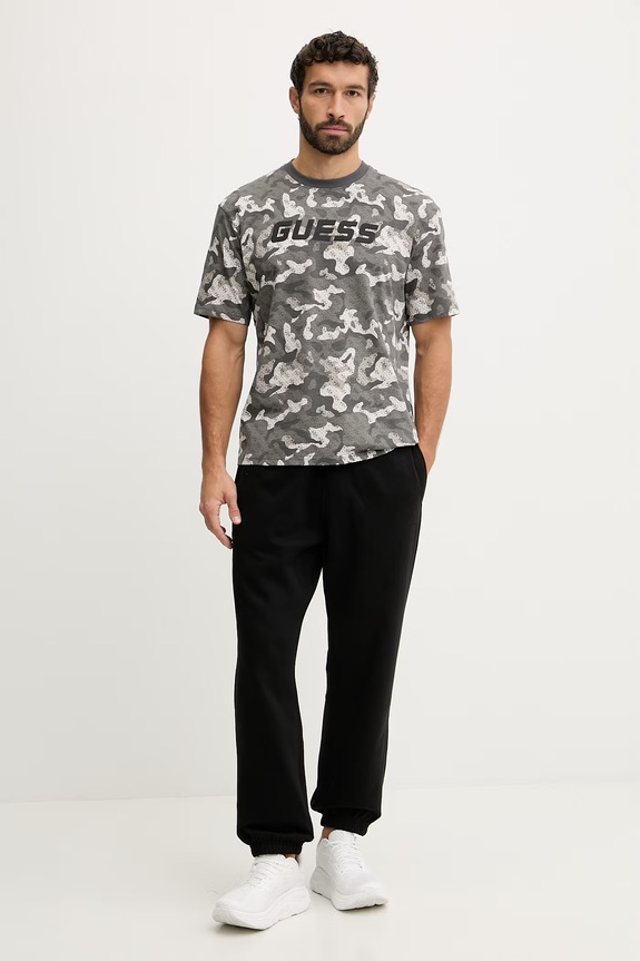 Guess tricou din bumbac CHAYTON Z6RI05.I3Z14 gri SS26