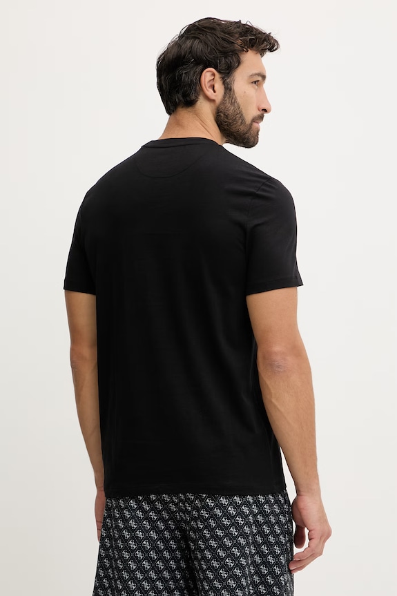 Odzież Guess t-shirt bawełniany KELE Z6RI06.I3Z14 czarny