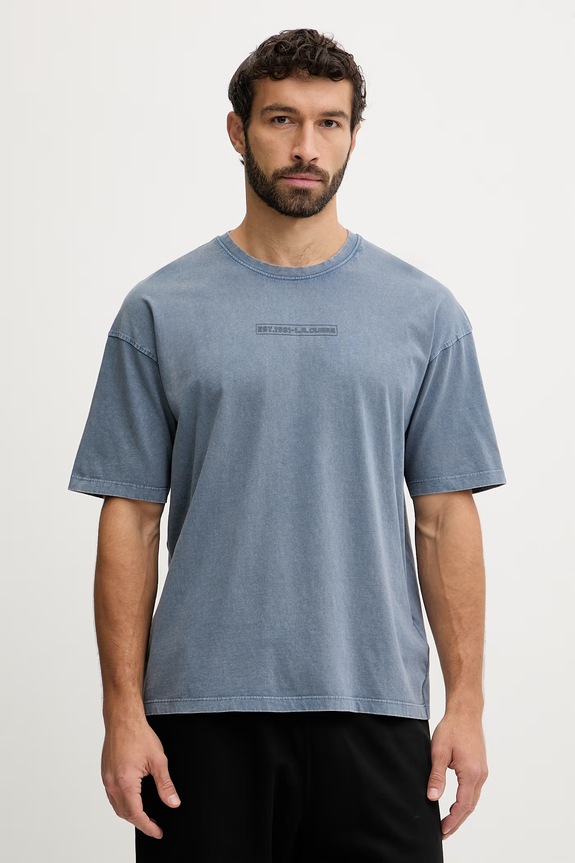Guess tricou din bumbac NAWAT print albastru Z6RI11.I3Z14